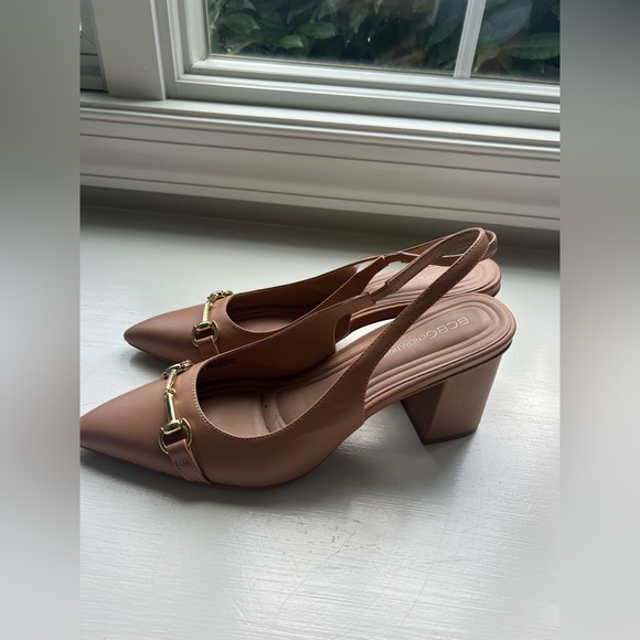 BCBG Glastin Slingback Pumps tan sz 11 - Picture 1 of 5
